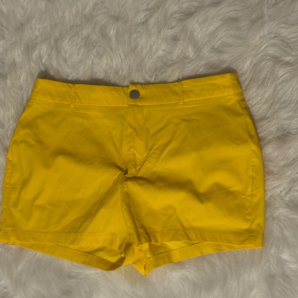 SHEIN Yellow Women's Shorts